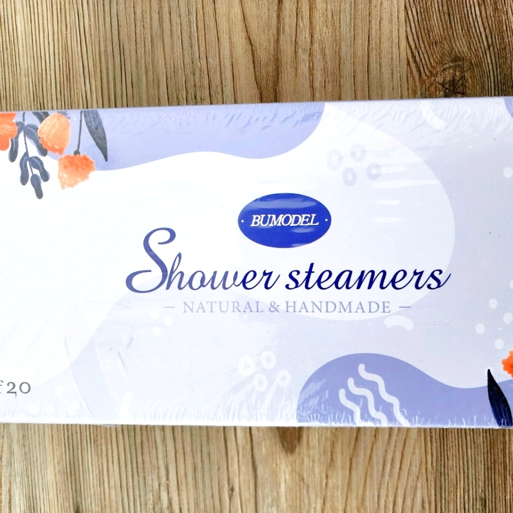 BuModel Shower Steamers, Natural Handmade,  Congestion Relief, Set Of 20